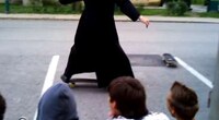 Skateboarding Priests Image 2