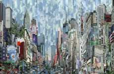 Stripped City Collages