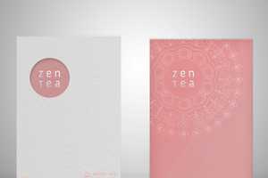 Pretty Pink Packaging: The Zen Tea Package Design by Konrad Sybilski is ...