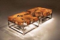 Distorted Wooden Tables Image 3