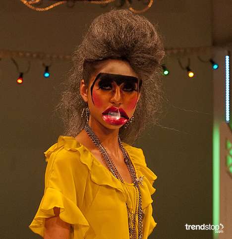 Exaggerated Runway Faces