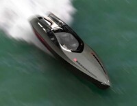 Sleek Silver Motorboats Image 2