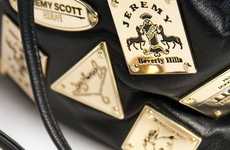 Scattered Logo Satchels