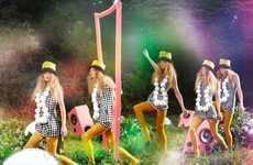 Psychedelic Fashion Campaigns