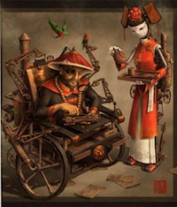 Oriental Steampunk Art Image 4
