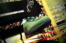 Floating Footwear Advergaming