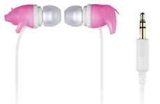 Pig-Shaped Earphones