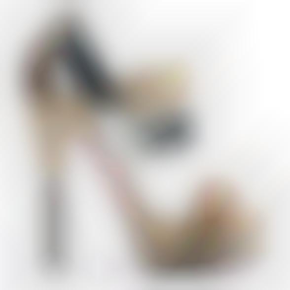 Futuristic Silver Pumps