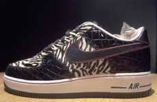 White Tiger Print Sneaks