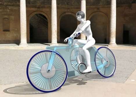 Wind-Powered Bikes