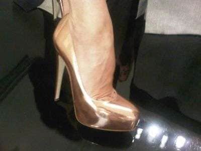 Metallic Pin-Up Heels