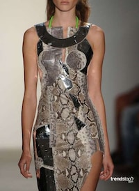 Glamorous Snakeskin Gowns Image 5