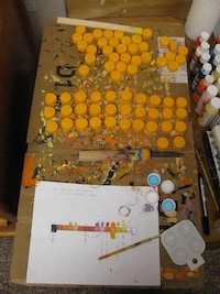 Bottle Top Pointillism Image 3