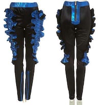 Ruffled Saddlebag Pants Image 4