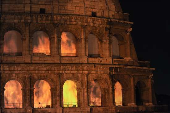 Rome-Burning Exhibitions
