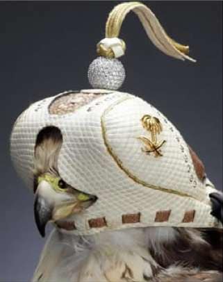 Bejeweled Avian Accessories tiroler goldschmied falcon hoods