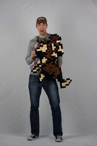 8-Bit Wood Art Image 6