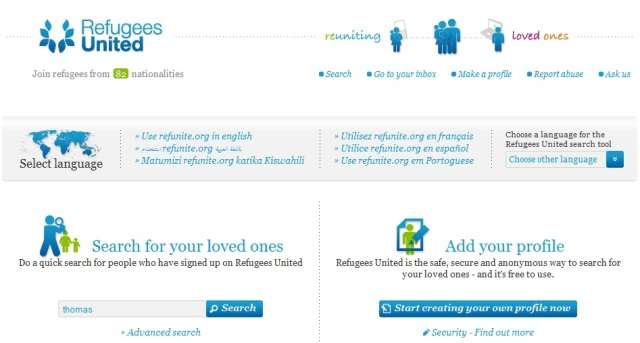 Social Networks for Refugees