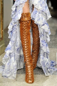 Racy Lace-Up Couture Image 4
