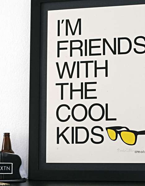 Hipster Motto Art