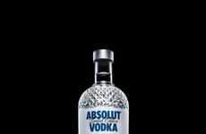 Glistening Vodka Bottles