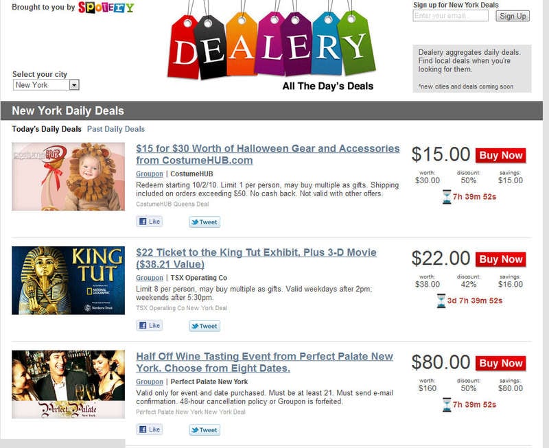One-Stop Deal Aggregators