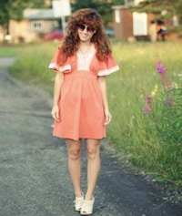 Flirty Coral Frocks Image 7