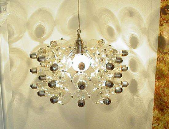 Lamps Made From Bulbs