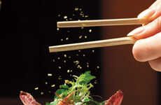 Chopsticks With Gold Flakes