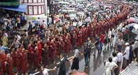 Thousands of Activist Buddhist Monks Lead Coup D