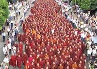 Thousands of Activist Buddhist Monks Lead Coup D