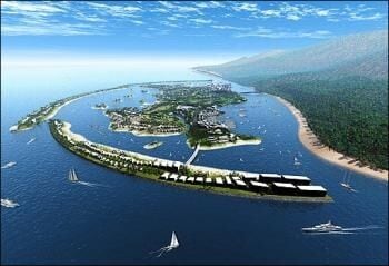Russia Builds Fake Island