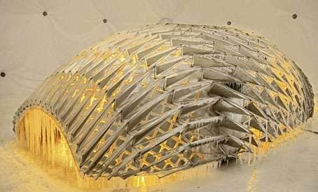 Hydrogen Car Made of Ice