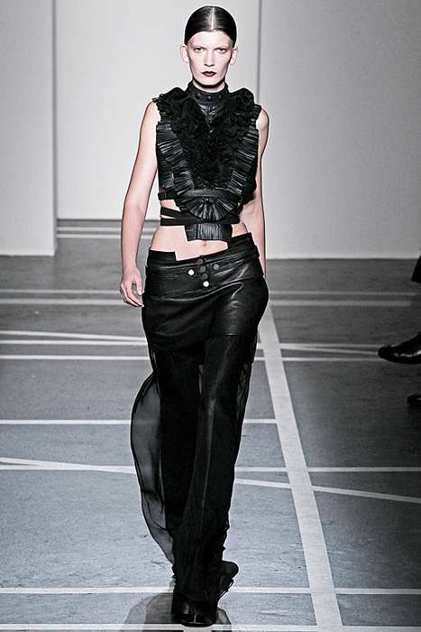 Gothic Leather Outfits