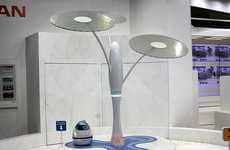 Futuristic Solar Stations