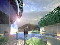Blooming Terraced Buildings Image 3