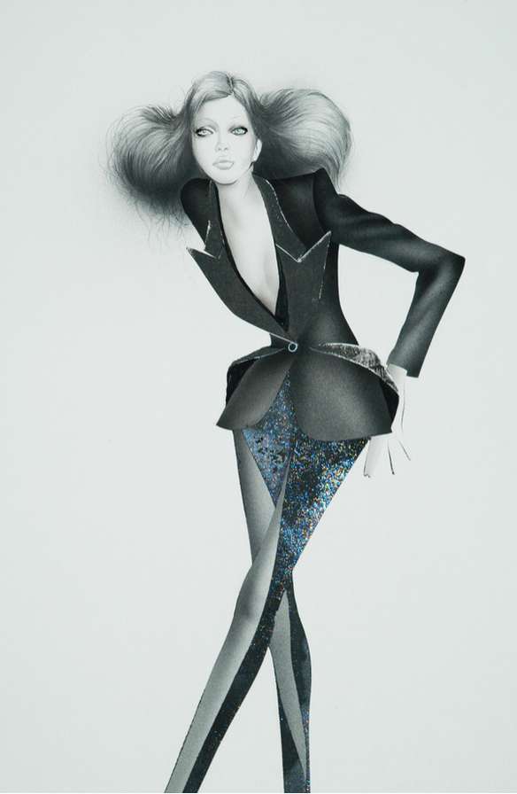 可愛いクリスマスツリーやギフトが！ Fashion Ingenue Sketches mizuno masaki : 版画