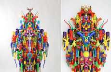 Colorful Toy Sculptures
