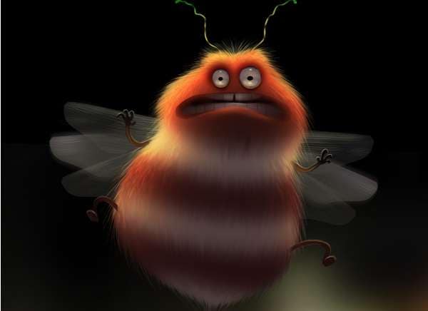 Cute CGI Caddisflies