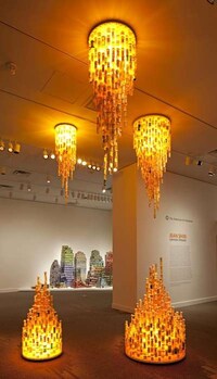 Drug Bottle Chandeliers Image 2