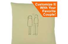 Customizable Couple Cushions