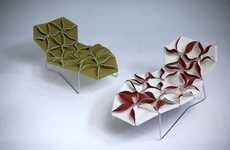 Floral Origami Chairs