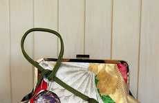 Recycled Kimono Clutches