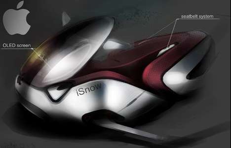 Apple-Inspired Snowmobiles