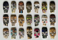 Upcycled Skateboard Skulls Image 2