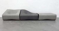 Curvy Cement Couches Image 2
