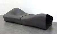 Curvy Cement Couches Image 4