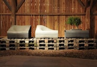 Curvy Cement Couches Image 7
