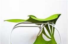 Leaf-Shaped Loungers