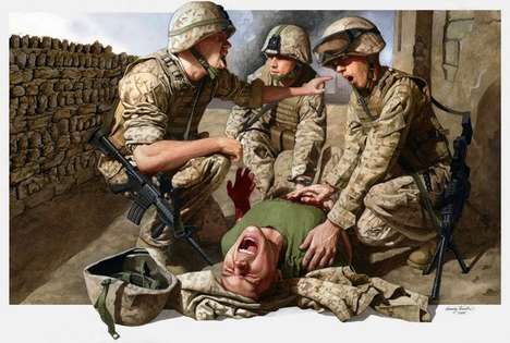 Struggling Warfare Emotions